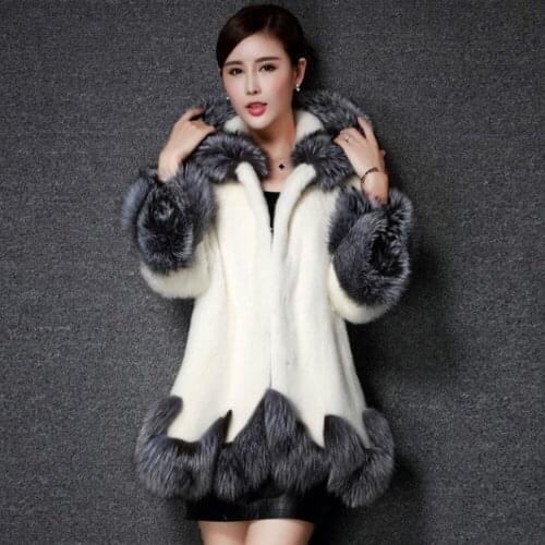 Winter Warm Faux Fox Fur Coat Female Luxury Elegant Oversized Long Plush Fashion Casual Sweet Bohemian Clothing s