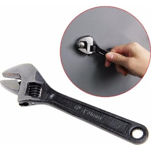 1PC 6" 8" 10" Professional DIY Adjustable Wrench Spanner Hand Grip Tool L25