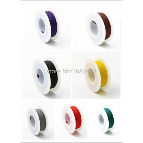 10 Meters 28AWG UL1007 Electronic Wire 1.2mm PVC 28 AWG Electronic Cable 10 Color