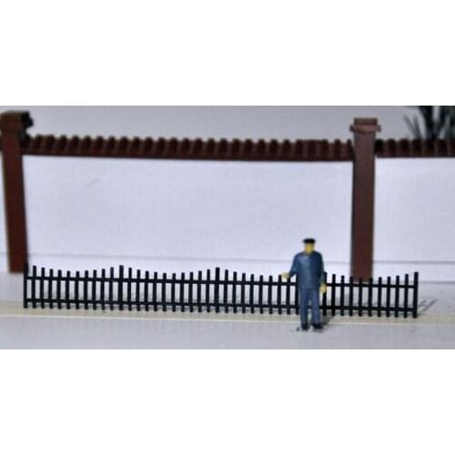 20pcs / lot 1/87 Model Train ho scale diy toy garden fence architectural sand table Model materials Free Shipping