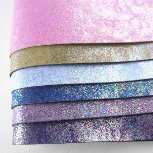 6pcs A4 sheet 21 X 30cm PU leather faux leather for sewing DIY CN271