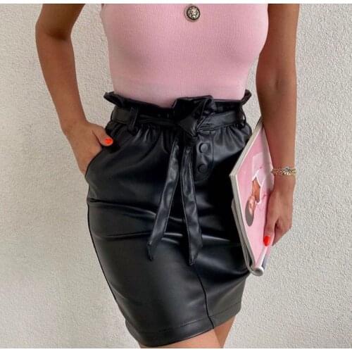 Женские кожаные юбки Cervo Bianco China At AliExpress