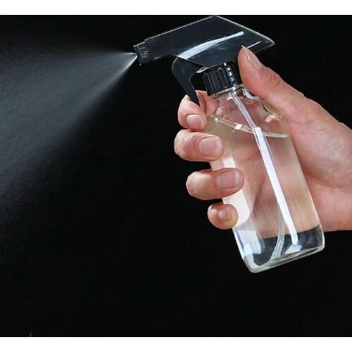 1Pcs 300ml/500ml Spray Bottles Sub-bottling Plastic Multicolor Refillable Bottle Empty Container Flip-top Dispensing Makeup Tool