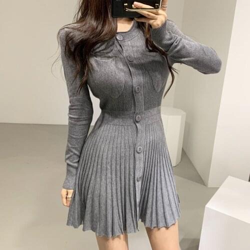 HQC Pie Fashionable Knitted Dresses