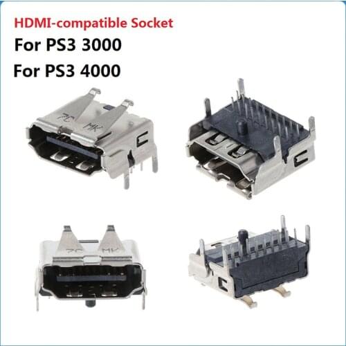 For PS3 SUPER SLIM 3000/4000 HDMI Interface Game Console For PS3 Ultra-thin Host HDMI-Compatible Socket Connect Port Original