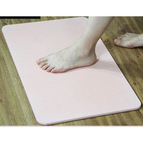 Natural Diatom Mud Foot Mat Bathroom Anti-slip Mat Bathroom Absorbent Mats Bathroom Door Mat Diatomite Absorbent Pad 40*30
