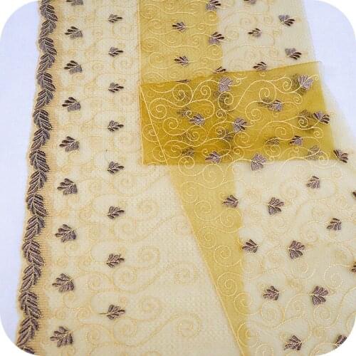 Latest Guipure Lace Trim Material Tulle Embroidery Lace Fabric Bridal Sarees Wedding Dress Trimmings For Clothing encajes LX40