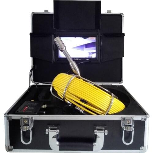 Manufacturers Supply 20M Fiberglass Cable Industry Endoscope 7 inch Display Sewer Pipe Inspection Camera System