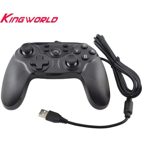 10pcs USB Wired Controller Gamepad Double Motor Vibration For S-w-i-t-c-h N-S Support version 3.0 for PC