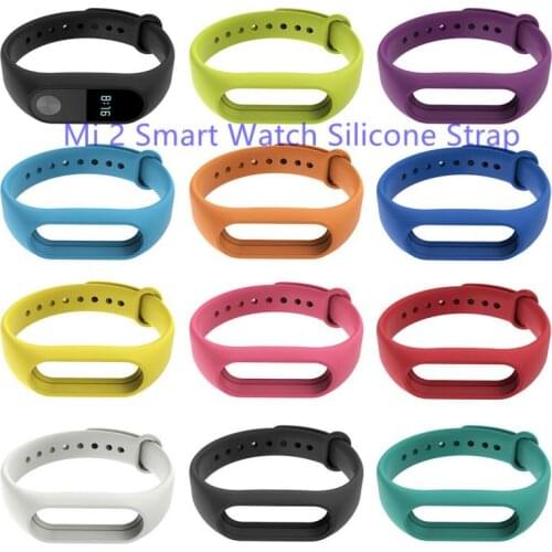Bracelet Strap For Xiaomi Mi Band 2 port Strap Replacement Wristband MiBand 2 Wrist Strap TPU +TPE Color Soft Fashion Strap