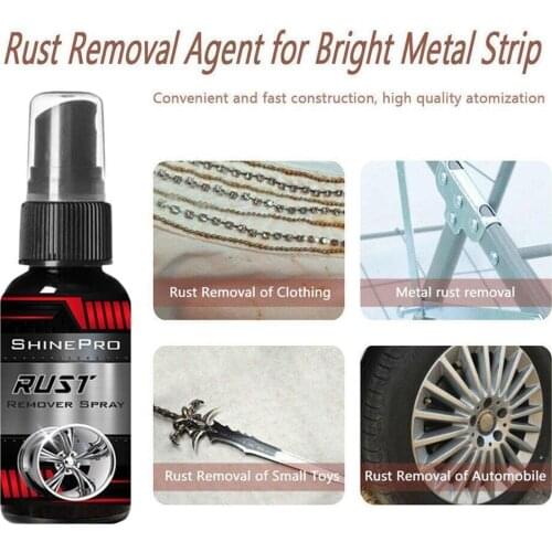 50ml Car Rust Remover Derusting Cleaning Accessory Spray Inhibitor Wheel Derusting Screw Rust Hub Window D6T4