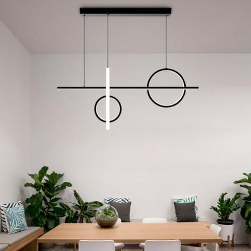Nordic Dining Room Led Pendant Lights Gold Black Metal Led Dimmable Pendant Lamp Painted Droplight Indoor Lighting Led Lamparas