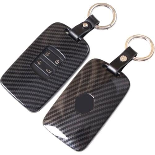High Quality ABS Car Key Case Cover Chain For Renault Fluence Duster Megane Kadjar Clio Accessories