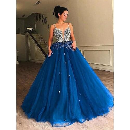 Hot Sales Quinceanera Dresses Sweet 16 Ball Gown Beaded Crystal Sleeveless Vestidos De Debutante Gowns Custom
