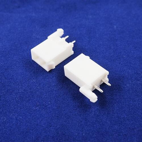 10pcs 1x2 Wafer 4.14 mm Male Header 2 position 0.163" Straight Through Hole Cross Mini Universal Mate-N-Lok 770166-1 Shrouded