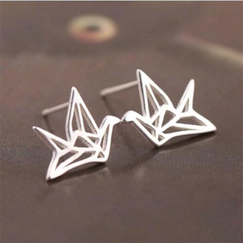 100% 925 Sterling Silver Hypoallergenic Stud Earrings For Women Wedding Gift Fashion Lady Sterling-silver-jewelry