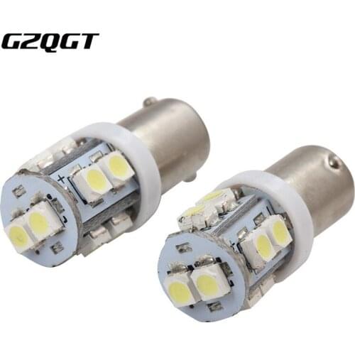 100pcs BA9S 10SMD 3528 1210 Wedge LED License Plate Lights T4W 10LED 10 Smd 194 168 DC12v Clearance Lamps Interior Bulbs LED