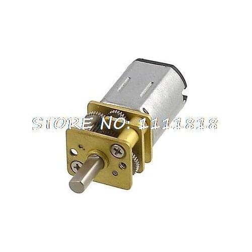15mm Long Motor Gearbox DC 12V 0.06A 80RPM 5Kg.cm Speed Reduce Mini Motor GA12-N20