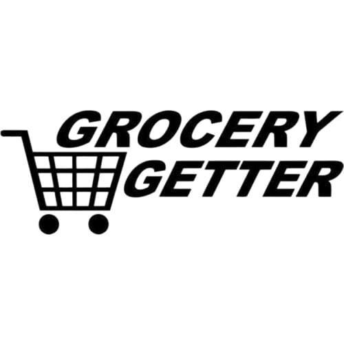 18*6.5cm Cool Graphics Character Grocery Getter JDM Decal Sticker Car Truck Window Car Decor Decor Decals