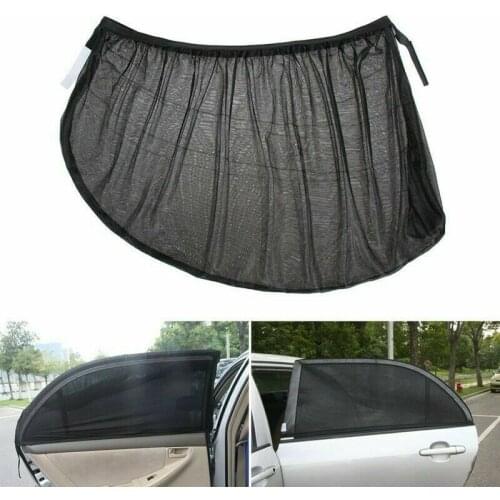 2Pcs Car Sun Shade Cover Blind Mesh Max UV Protection for Rear Front Window Kids Car Curtain Auto Interior Accessories Universal
