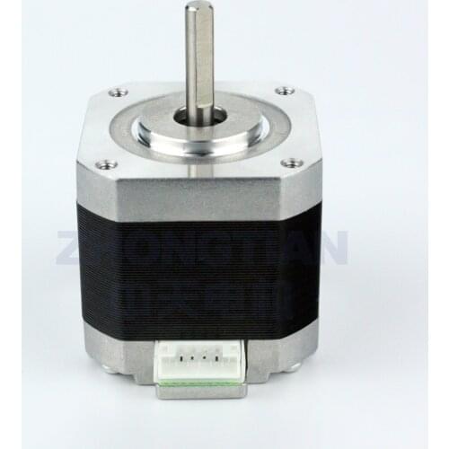 42 Stepper Motor Miniature 1.8 Degree Stepper Motor Two-Phase Four-Wire Hybrid 17 Motor Double Outlet Shaft Dc Motor Motor