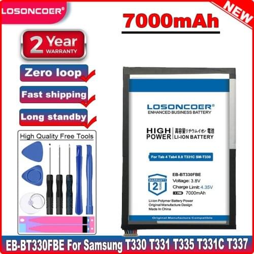EB-BT330FBU EB-BT330FBC EB-BT330FBE Battery For Samsung Galaxy Tab 4 8.0 T330 T331 T335 T331C T337 SM-T335 SM-T330 SM-T331 +Tool