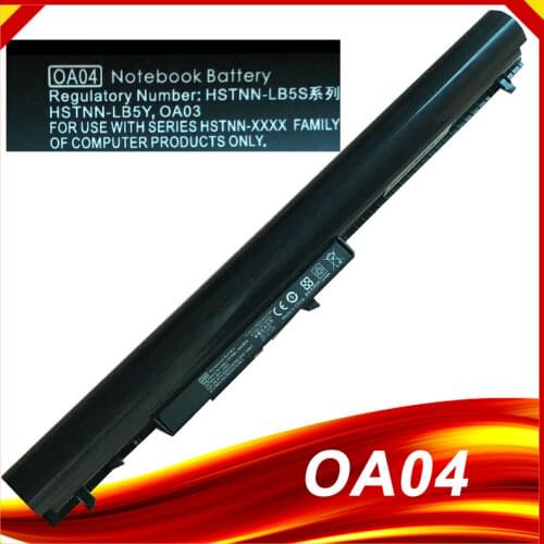 Laptop Battery For HP For COMPAQ OA03 OA04 TPN-F112 TPN-Q129 TPN-Q131 TPN-Q130 TPN-Q132 For Pavilion 14 15 240 250 HSTNN-LB5S