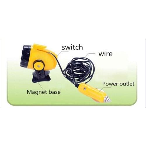 12V Car Emergency lights LED car at night malfunction repair magnet working lamp Mini magnetic illumination