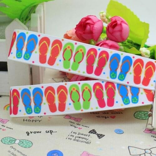 7/8'' Free shipping printed grosgrain ribbon hair bow diy party decoration wholesale OEM 22mm B176