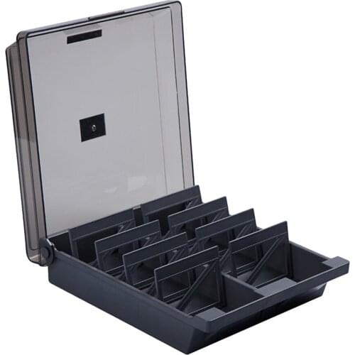 Business Card Holder Name Card Organizer with Dividers Up to 1000 Standard Business Cards Capacity Home Office Desktop