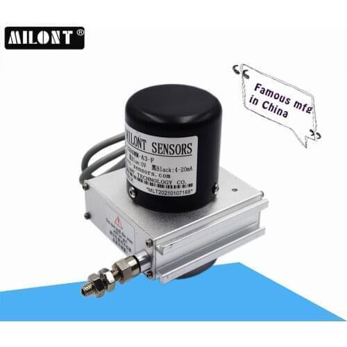 Draw Wire Displacement Sensor Milont MPS-L Resistance Output Analog Signal Cable Transducer Waterproof IP67