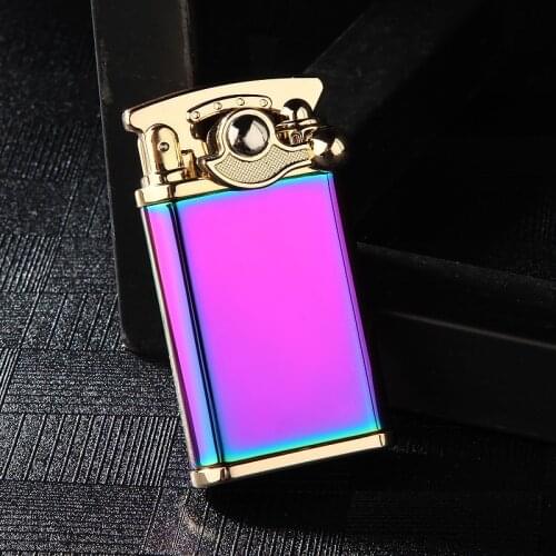JOBON 2021 Hot Sale Individual Creativity Automatic Spring Arm Direct Punch Lighter Butane Gas Filling Vintage Fun Lighters