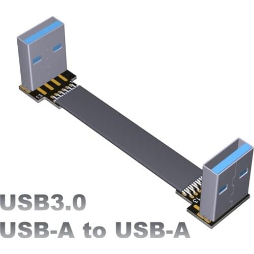USB 3.1 10G/bps Extension Adapter Cable Male To Female Male To Male Extender Flat Soft Fast Speed USB3.0 Cable Expansion Cord