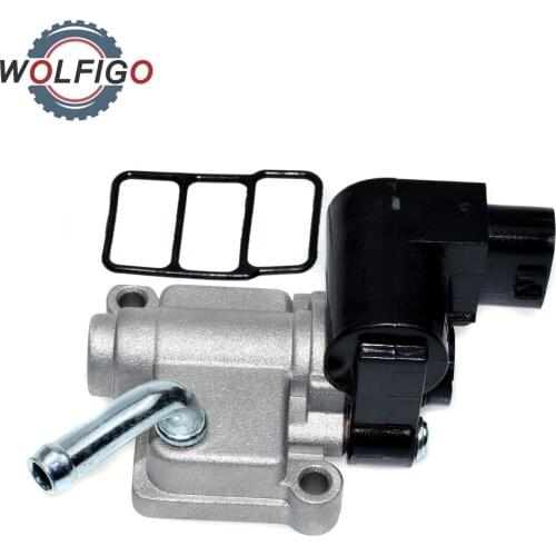 WOLFIGO IACV Idle Air Control Valve For Honda Civic Acura RSX 2.0L L4 16022PRBA01 16022PRBA02 16022PRDA02 AC480 2H1386