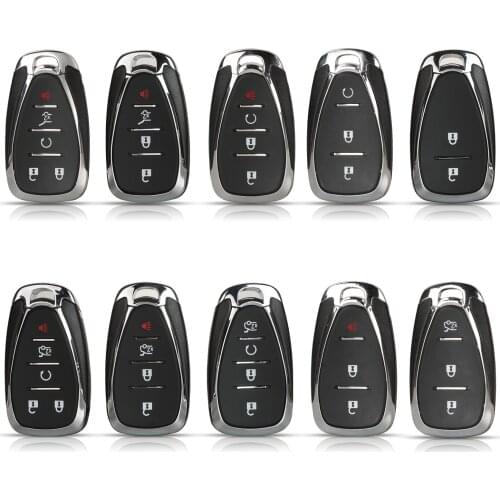 Kutery 2/3/4/5 Buttons Remote Car Key Case Shell For Chevrolet Malibu XL Camaro Menlo Orlando Trax Trailblazer Equinox