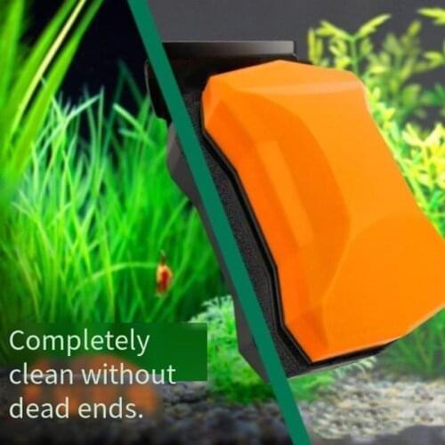 4.3" Magnetic Brush Aquarium Cleaner Acuario Glass Algae Scraper Cleaner Tool Window Cleaning MagNets Fish tank Aquarium Tools