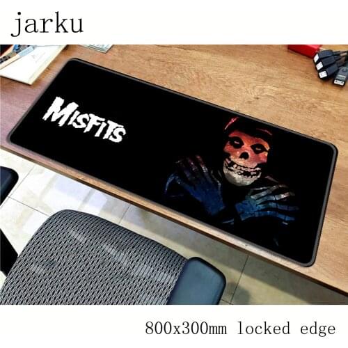 Misfits mouse pad laptop Gaming Large High-end 800x300X2MM Rubber Game Mouse Pad hot sales Decorate Your Desk at Home And Office