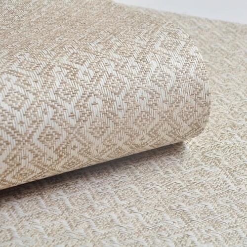 MY WIND 2020 Abstract Bohemian style Pebble Vanilla Ice Eco-friendly Paper weave Wallpaper Wall decoration