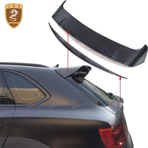 Real Carbon Fiber Spoiler Rear Wing For Bentley Bentayga 2016 2017 2018 Carbon Car Modification Car Styling Hot Sale