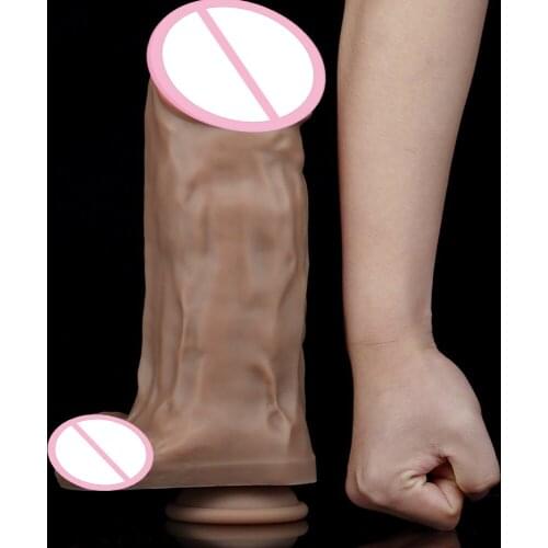 Super Soft Realistic Penis Liquid Silicone Dildo Sexy Huge Dildo Female Masturbator Suction Cup Dildos For Women 28*9cm Big Dick