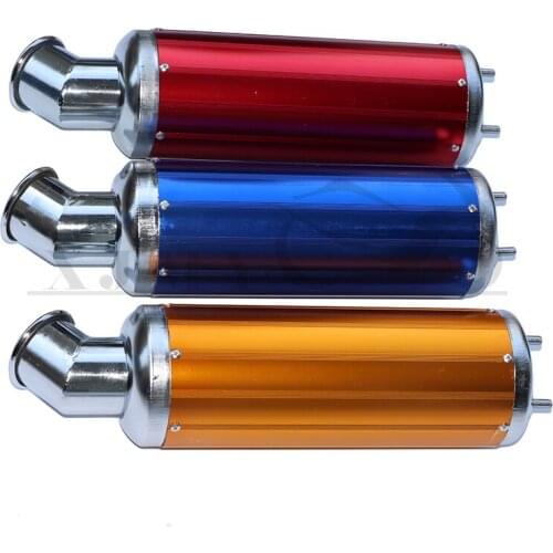 50-250CC Universal Two stroke Scooter Dirt Motorcycle Racing Exhaust Muffler Silence Silencer 2 Stroke Moto Exhaust Pipe Muffler