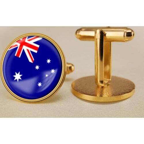 Coat of Arms of Australia Australian Flag National Emblem Cufflinks