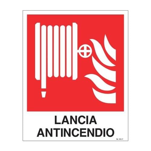 SIGN FOR ALL. LANCIA FIRE HOSE REEL