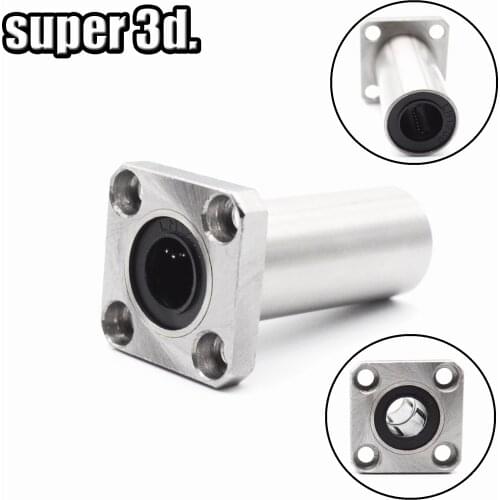 1pcs LMK12LUU 12mm Longer Round Flange Type Linear Bushing Ball Bearing for 3D printer