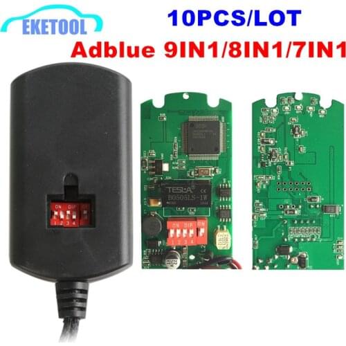 10pcs/Lot V3.0 Support EURO 4&6 Professional Truck Ad Blue 8 IN 1 Adblue 9 IN 1Trucks ADBLUE Emulator NOX Sensor DHL FREE