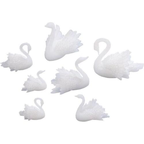 3D Swan Jewelry UV Resin DIY Craft Resin Jewelry Transparent Paper Filler Material