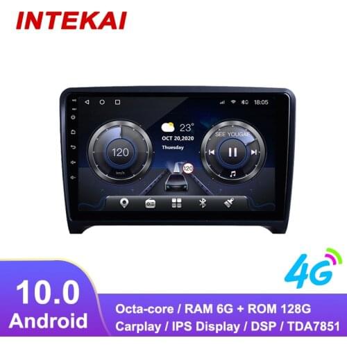 9"Android 10.0 Car Radio GPS Navigation autoradio multimedia player for Audi TT 2 8J 2006-2011 2012 2013 201 head unit stereo