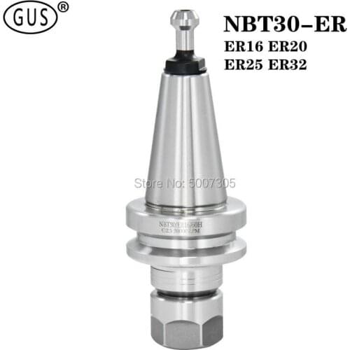 Free shipping keyless tool holder NBT30 ER chuck CNC machining center tool holder ER16 ER20 ER25 ER32 collet high precision