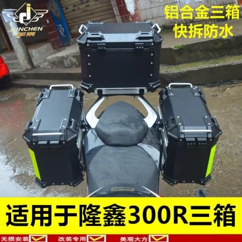 Motorcycle Side Box Aluminum Alloy for Loncin Voge 300r Lx300rr Cr6