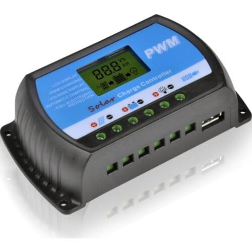 Cheap12v 24v48v solar panel charge controller 10A 20A 30Awater proof solar charge controller regulator